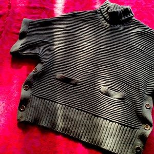 J.Crew large cable knit short sleeve pullover sweater